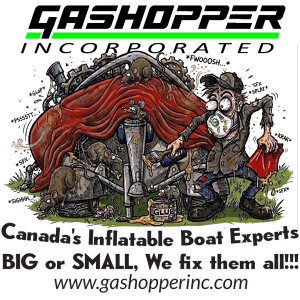 Boat Tech Cartoon GasHopper T-Shirt - White